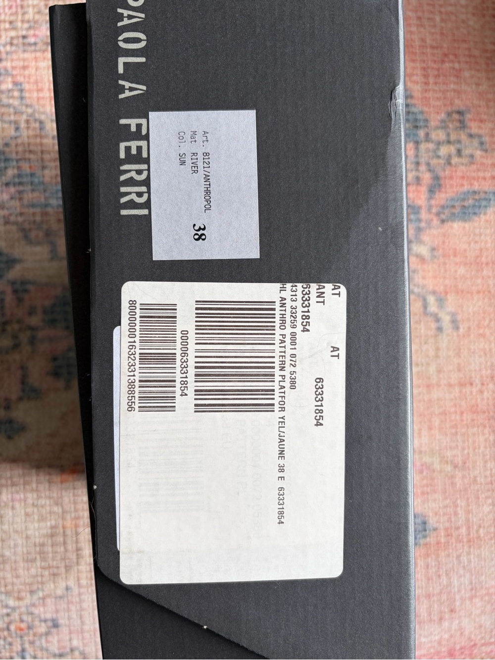 Paola Ferri retro platform sandals, size 38 (7.5) - Picture 6 of 9